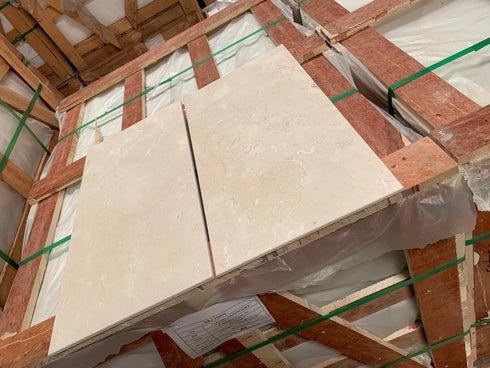 Crema Marfil Wall and Floor Premium Tile 12x24"